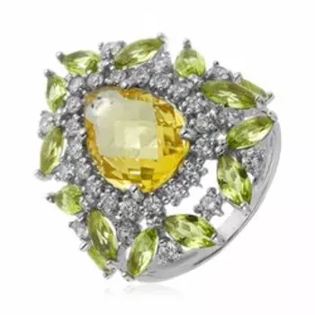 Серебряное кольцо с кварцем