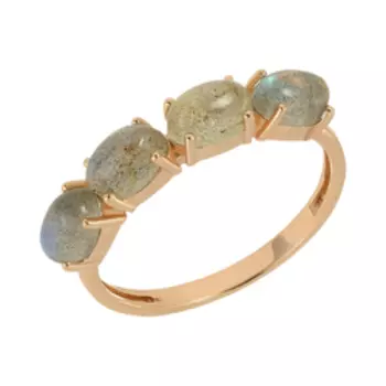 Серебряное кольцо с лабрадоритами