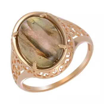 Серебряное кольцо с лабрадоритом