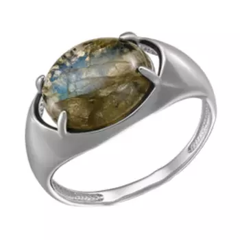 Серебряное кольцо с лабрадоритом