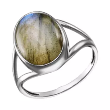 Серебряное кольцо с лабрадоритом