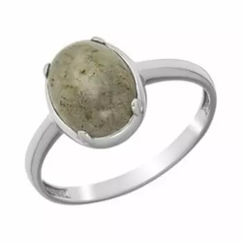 Серебряное кольцо с лабрадоритом