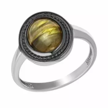 Серебряное кольцо с лабрадоритом