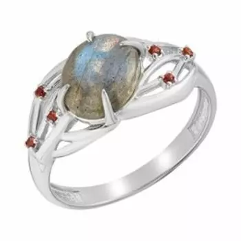 Серебряное кольцо с лабрадоритом