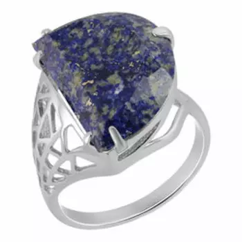 Серебряное кольцо с лазуритом