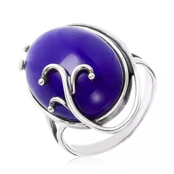 Серебряное кольцо с лазуритом