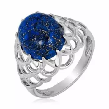 Серебряное кольцо с лазуритом