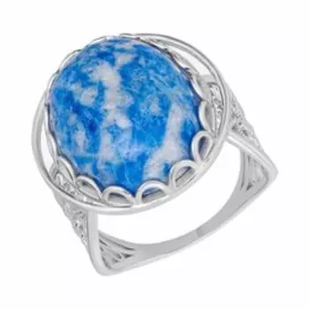Серебряное кольцо с лазуритом