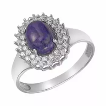 Серебряное кольцо с лазуритом