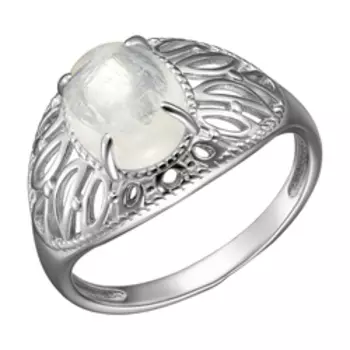 Серебряное кольцо с лунным камнем