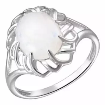 Серебряное кольцо с лунным камнем