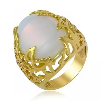 Серебряное кольцо с лунным камнем