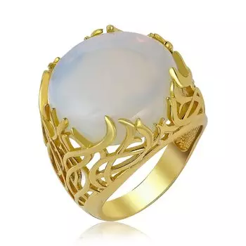 Серебряное кольцо с лунным камнем