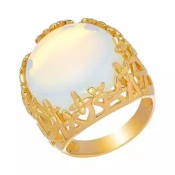 Серебряное кольцо с лунным камнем