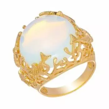 Серебряное кольцо с лунным камнем