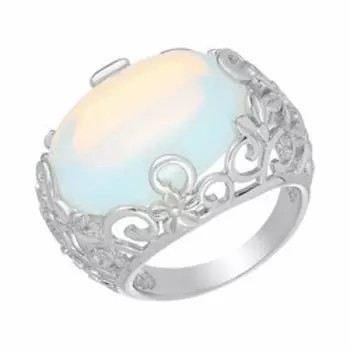 Серебряное кольцо с лунным камнем