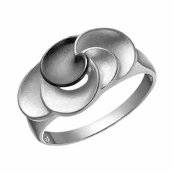 Серебряное кольцо с матированием