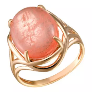 Серебряное кольцо с морганитом