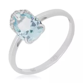 Серебряное кольцо с наноситаллом