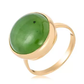 Серебряное кольцо с нефритом