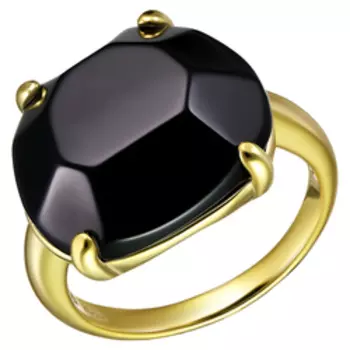 Серебряное кольцо с ониксом