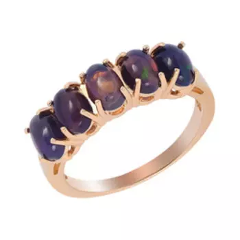 Серебряное кольцо с опалами