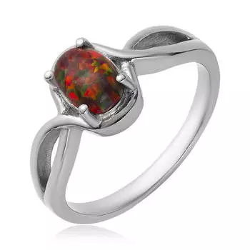 Серебряное кольцо с опалом