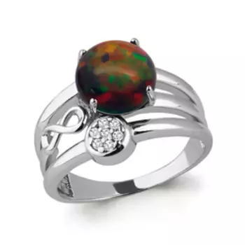 Серебряное кольцо с опалом