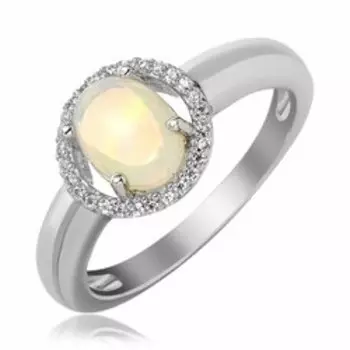 Серебряное кольцо с опалом