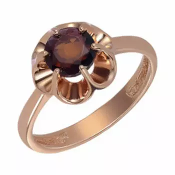 Серебряное кольцо с натуральным опалом "Цветок"