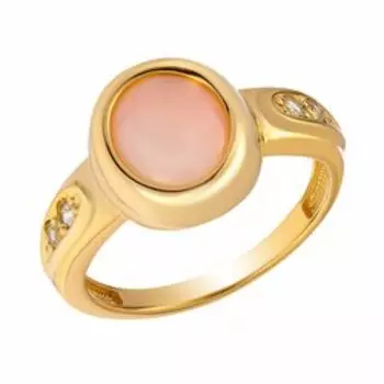 Серебряное кольцо с опалом и топазами