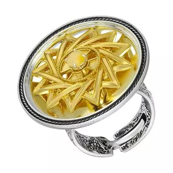 Серебряное кольцо с опалом "Эрцгамма"