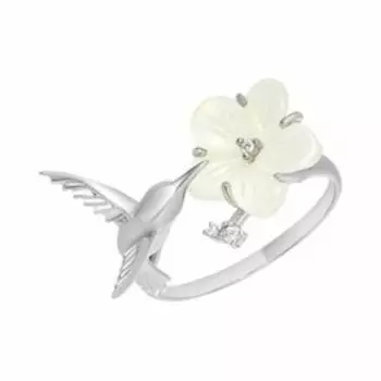 Серебряное кольцо с перламутром