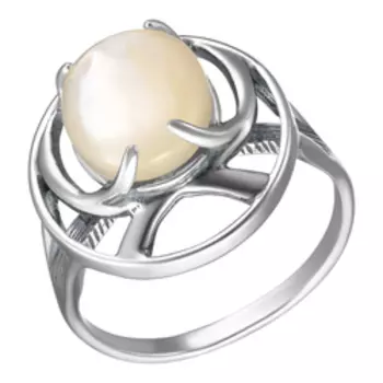 Серебряное кольцо с перламутром