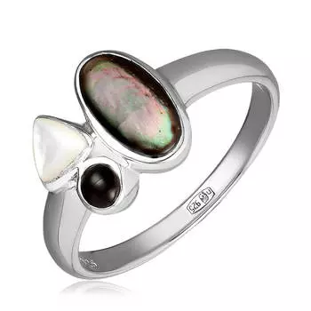 Серебряное кольцо с перламутром