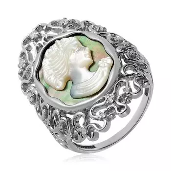 Серебряное кольцо с перламутром