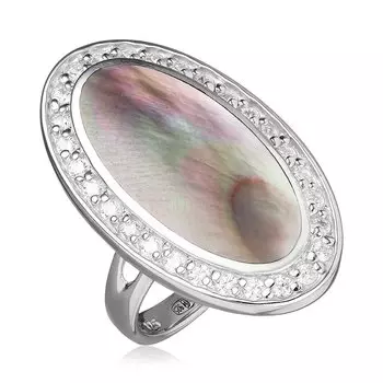 Серебряное кольцо с перламутром