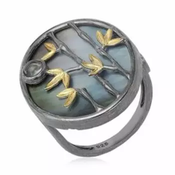 Серебряное кольцо с перламутром