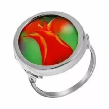 Серебряное кольцо с перламутром "Тюльпан"