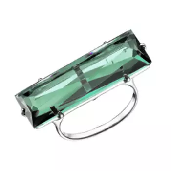 Серебряное кольцо с празиолитом