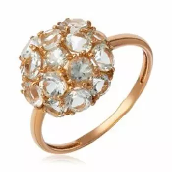 Серебряное кольцо с празиолитами