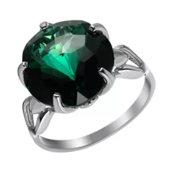 Серебряное кольцо с празиолитом