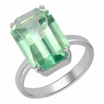 Серебряное кольцо с празиолитом
