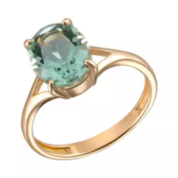 Серебряное кольцо с празиолитом