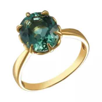 Серебряное кольцо с празиолитом