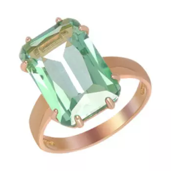 Серебряное кольцо с празиолитом