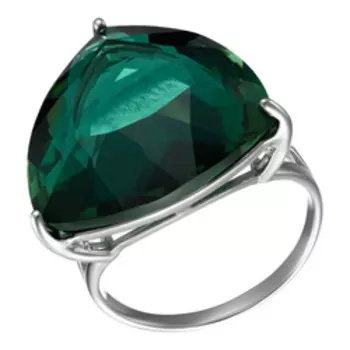 Серебряное кольцо с празиолитом