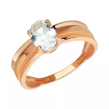 Серебряное кольцо с празиолитом