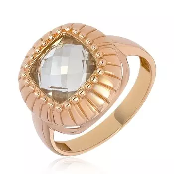 Серебряное кольцо с празиолитом