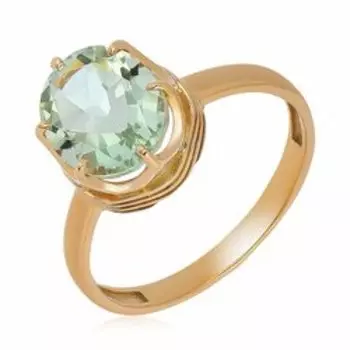 Серебряное кольцо с празиолитом